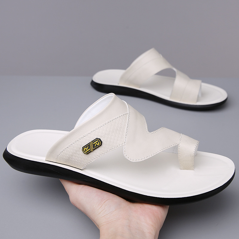 Men's 2026 New Leather Sandals - Flip Flop Leather Men 评论和价格