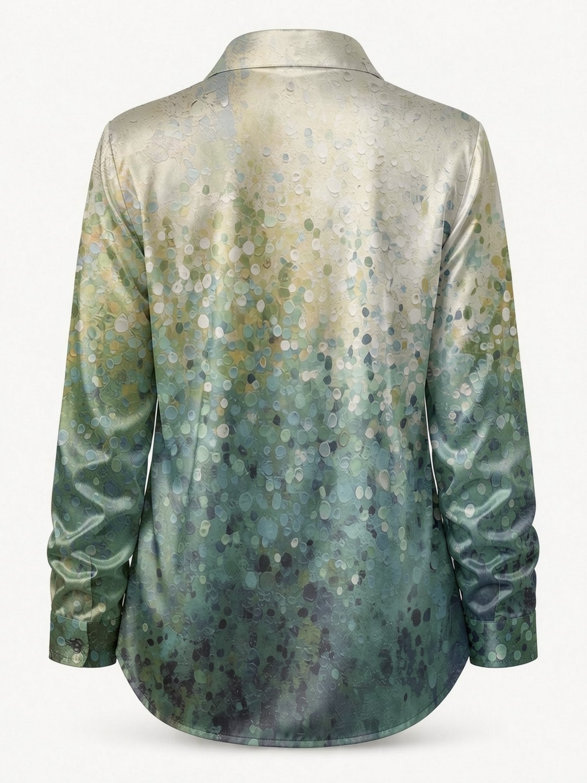 Women's Long-Sleeved Floral Pr - Resort Shirt Floral 评论和价格