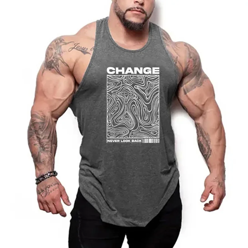 Gym Bodybuilding Muscle Cotton - Tank Top Muscle 评论和价格