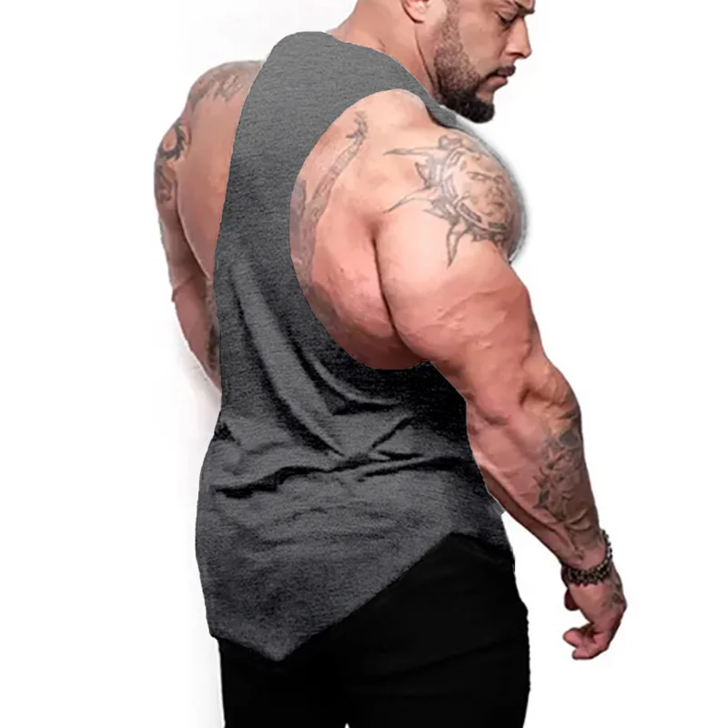 Gym Bodybuilding Muscle Cotton - Tank Top Muscle 评论和价格