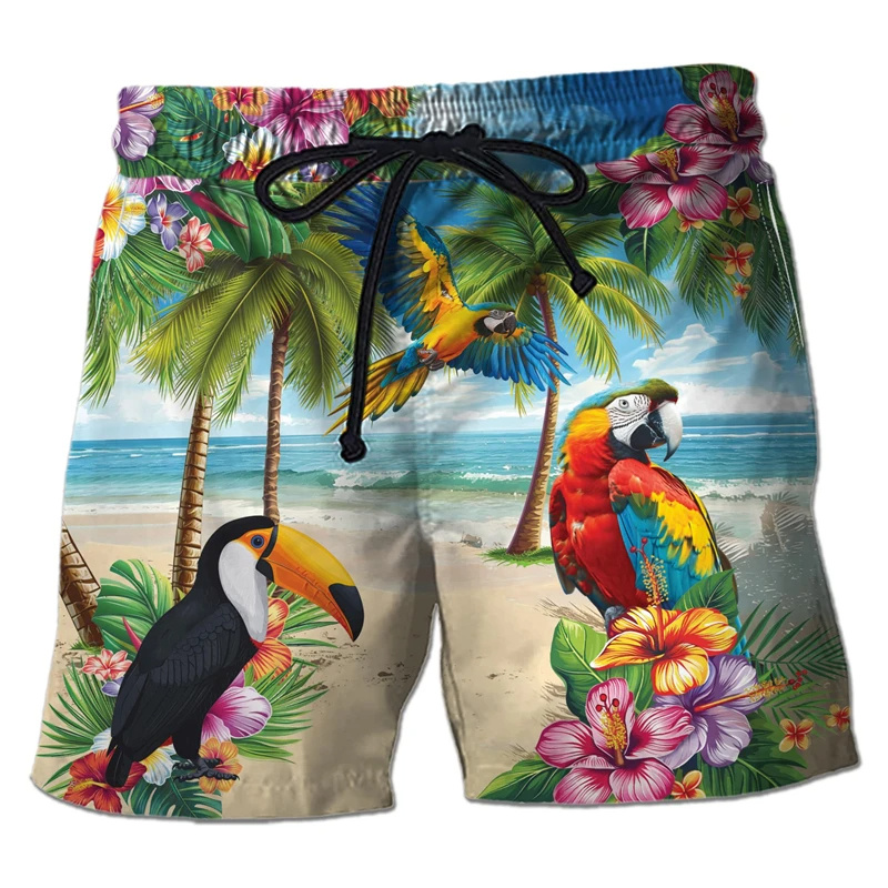 Parrot Toucan 3D Print Short P - Trunks Board Surf 评论和价格