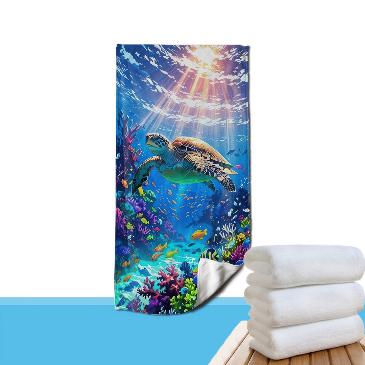 1pc Large Quick-Dry Beach Towe - Beach Towel Large 评论和价格