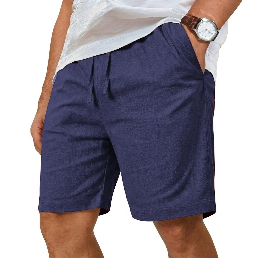 Oversized Cotton Linen Shorts  - Short Linen Drawstring 评论和价格